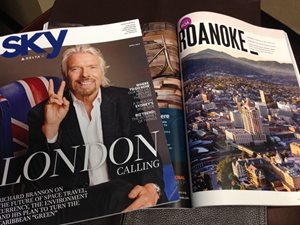 Roanoke Featured in Delta Sky Magazine