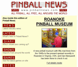 pinball news