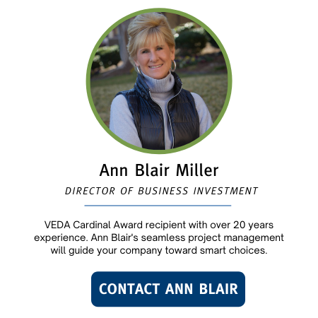 Contact Ann Blair Miller, Director of Business Investment at the Roanoke Regional Partership