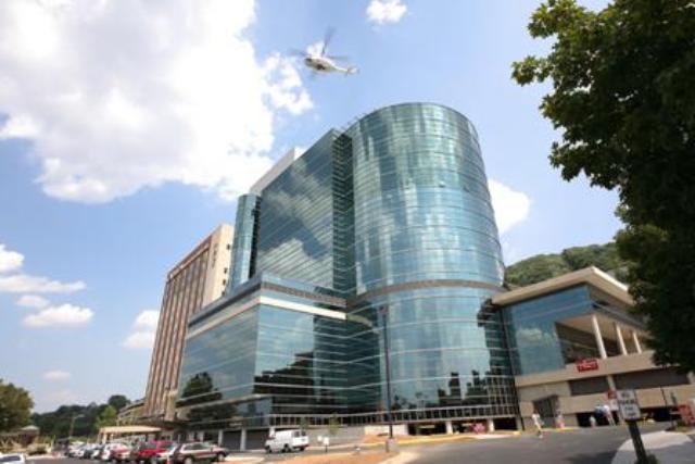 Exterior view of Carilion Roanoke Memorial Hospital