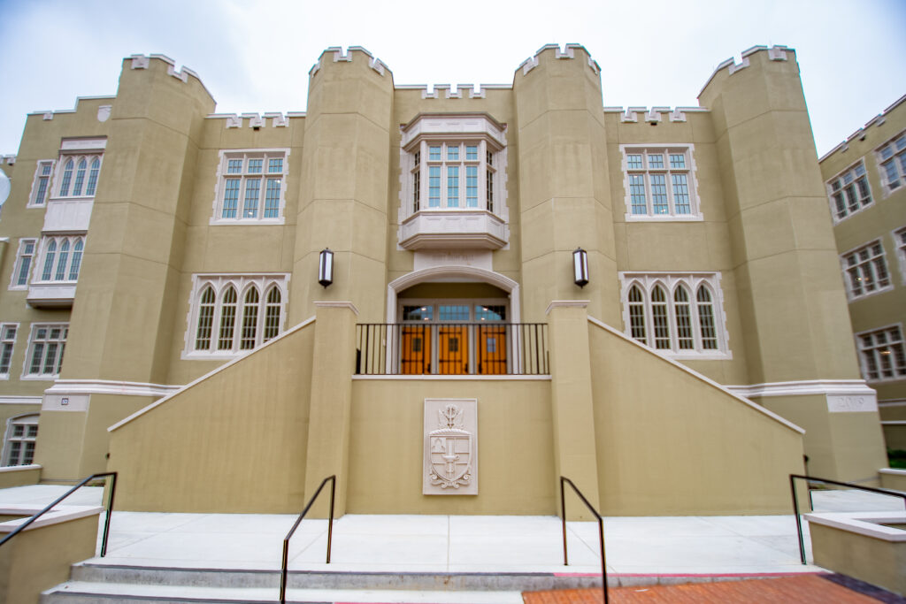 Exterior shot of Scott Shipp Hall at Virginia Military Institute